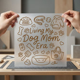 Living Dog Mom Era Mom Dad Ready to Press DTF Transfer for Dtf