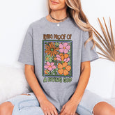 Living Proof of a Loving God | Floral Faith Tee - Luckets.com