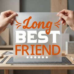 Long Friend Friendship Diy Funny Sarcastic Ready to Press DTF Transfer for Dtf