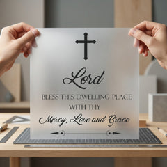 Lord Bless Dwelling Spiritual Christian Faith Ready to Press DTF Transfer for Dtf