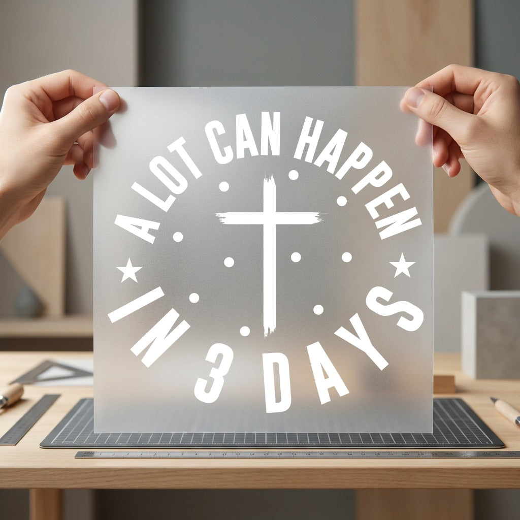 Lot Can Happen Days Christian Faith Ready to Press DTF Transfer for Dtf