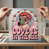 Love Air Retro Cupid Valentine Funny Ready to Press DTF Transfer for Dtf