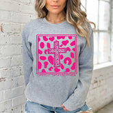 Love Christmas | Faith & Leopard Print Sweatshirt - Luckets.com