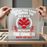 Love Game Sports Quote Funny Sarcastic Ready to Press DTF Transfer for Dtf