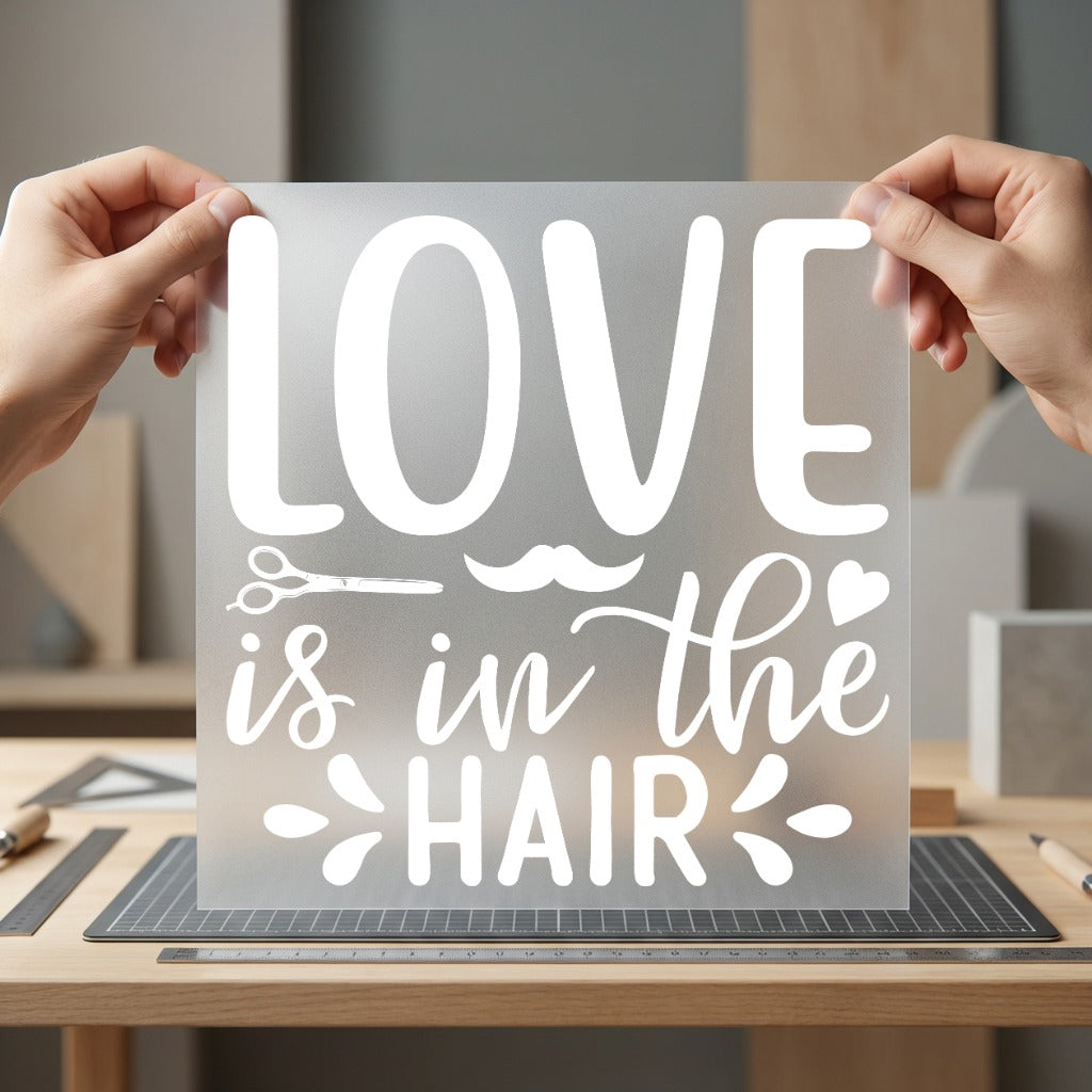 Love Hair Stylist Diy Aesthetic Ready to Press DTF Transfer for Dtf