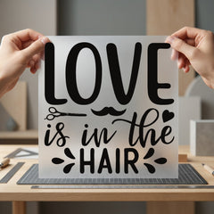 Love Hair Stylist Diy Aesthetic Ready to Press DTF Transfer for Dtf