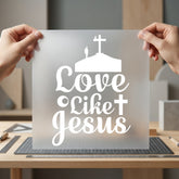 Love Like Jesus Christian Christian Faith Ready to Press DTF Transfer for Dtf