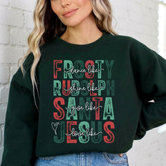 Love Like Jesus | Christmas & Faith Sweatshirt - Luckets.com