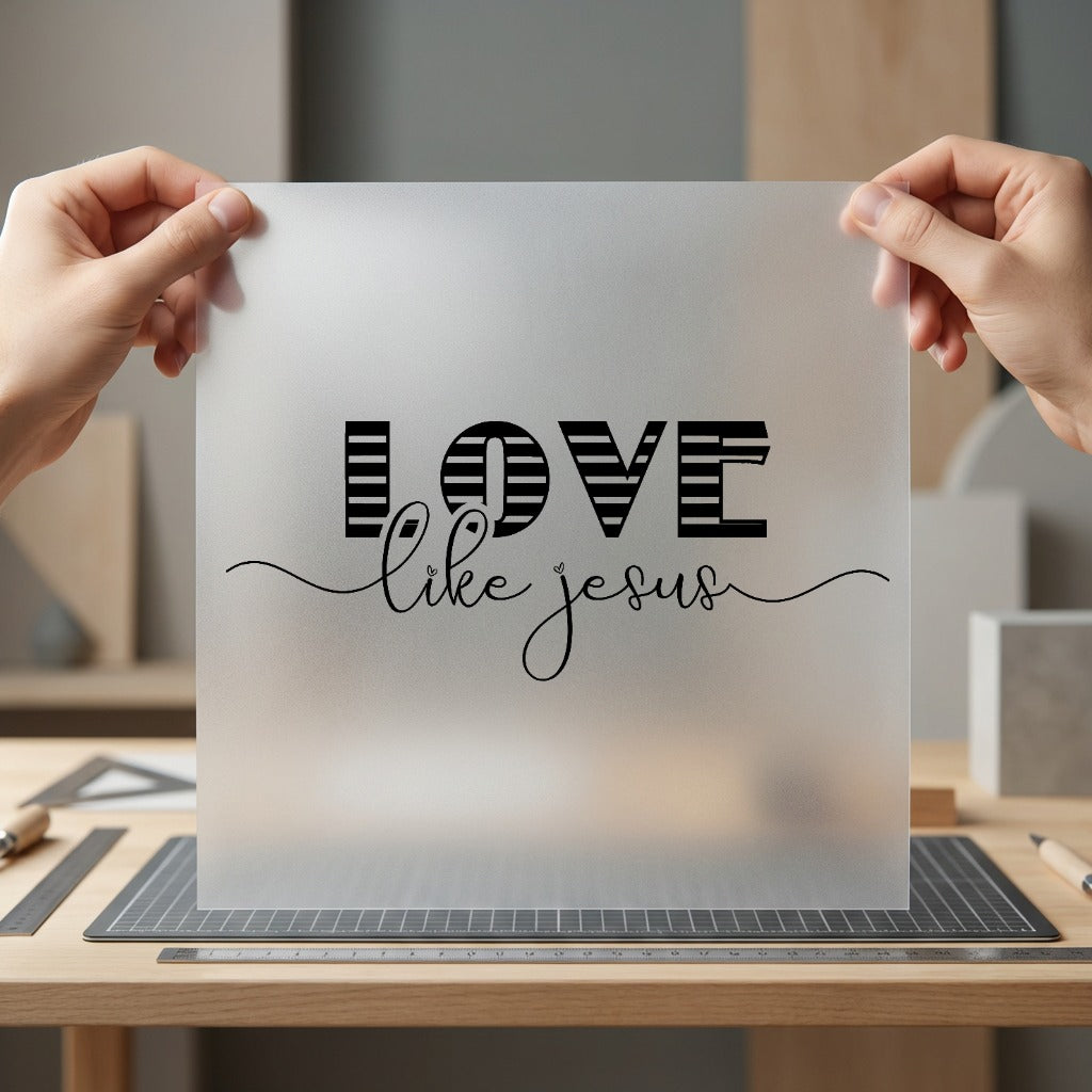Love Like Jesus Faith Christian Faith Ready to Press DTF Transfer for Dtf