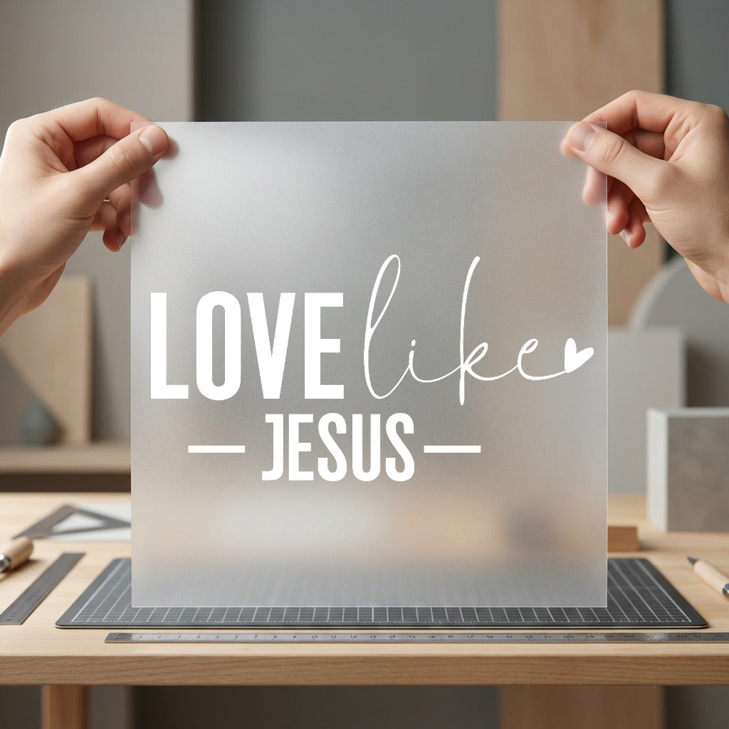 Love Like Jesus Faith-inspired Christian Faith Ready to Press DTF Transfer for Dtf