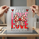 Love Like Jesus Faith-inspired Christian Faith Ready to Press DTF Transfer for Dtf