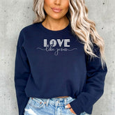 Love Like Jesus | Grace & Devotion Sweatshirt - Luckets.com