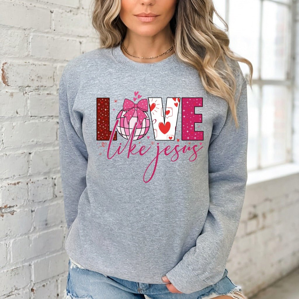 Love Like Jesus | Heartfelt Compassion Sweatshirt - Luckets.com