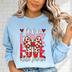 Love Like Jesus | Heartfelt Faith Sweatshirt - Luckets.com