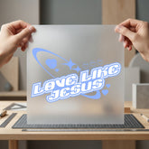Love Like Jesus Retro Christian Faith Ready to Press DTF Transfer for Dtf