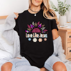 Love Like Jesus Retro Christian Faith Ready to Press DTF Transfer for Dtf