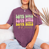 Love Like Jesus | Retro Faith Tee - Luckets.com
