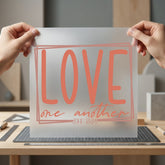Love One Another Faith-inspired Christian Faith Ready to Press DTF Transfer for Dtf