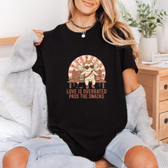 Love Overrated Cupid Anti-valentine Valentine Funny Ready to Press DTF Transfer for Dtf