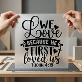 Love Scripture Faith-based Diy Christian Faith Ready to Press DTF Transfer for Dtf
