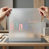 Love Self Worth Respect Aesthetic Ready to Press DTF Transfer for Dtf
