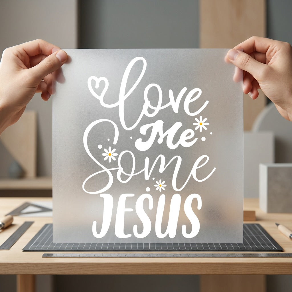 Love Some Jesus Faith-inspired Christian Faith Ready to Press DTF Transfer for Dtf