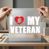 Love Veteran Patriotic Diy 4th Of July Patriotic Ready to Press DTF Transfer for Dtf