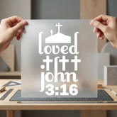 Loved John Christian Faith Christian Faith Ready to Press DTF Transfer for Dtf