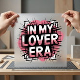 Lover Era Pink Grunge Valentine Vintage Ready to Press DTF Transfer for Dtf