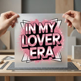 Lover Era Retro Pink Valentine Vintage Ready to Press DTF Transfer for Dtf