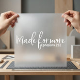 Made More Ephesians Script Christian Faith Ready to Press DTF Transfer for Dtf