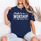 Made to Worship | Modern Faith Tee - Luckets.com
