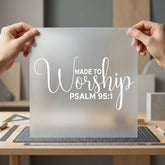 Made Worship Psalm Christian Christian Faith Ready to Press DTF Transfer for Dtf