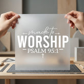 Made Worship Psalm Faith-based Christian Faith Ready to Press DTF Transfer for Dtf