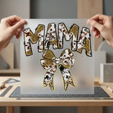Mama Animal Bow Wild Mom Mama Ready to Press DTF Transfer for Dtf