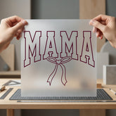 Mama Arch Bow Retro Mom Mama Ready to Press DTF Transfer for Dtf