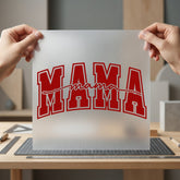 Mama Arch Red Retro Mom Mama Ready to Press DTF Transfer for Dtf