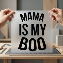 Mama Boo Halloween Diy Halloween Mom Ready to Press DTF Transfer for Dtf