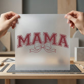 Mama Bow Arch Retro Mom Mama Ready to Press DTF Transfer for Dtf