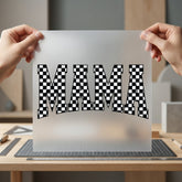 Mama Checkered Collegiate Retro Mom Mama Ready to Press DTF Transfer for Dtf
