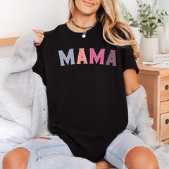 Mama Distressed Text Retro Mom Mama Ready to Press DTF Transfer for Dtf