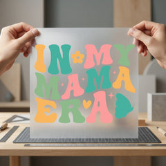Mama Era Retro Diy Mom Mama Ready to Press DTF Transfer for Dtf