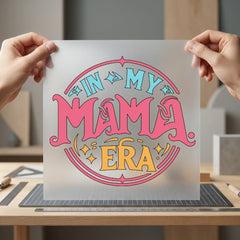 Mama Era Retro Mom Mom Mama Ready to Press DTF Transfer for Dtf