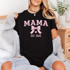 Mama Est Bow Retro Mom Mama Ready to Press DTF Transfer for Dtf