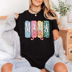 Mama Floral Bow Diy Mom Boho Ready to Press DTF Transfer for Dtf