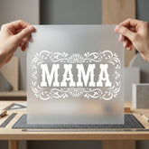 Mama Floral Ornamental Vintage Usa Mom Ready to Press DTF Transfer for Dtf