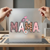 Mama Fun Pattern Mix Mom Mama Ready to Press DTF Transfer for Dtf
