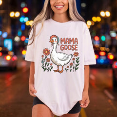 Mama Goose Floral Retro Mom Mama Ready to Press DTF Transfer for Dtf