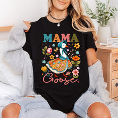 Mama Goose Floral Vintage Mom Mama Ready to Press DTF Transfer for Dtf