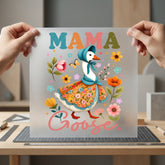 Mama Goose Floral Vintage Mom Mama Ready to Press DTF Transfer for Dtf